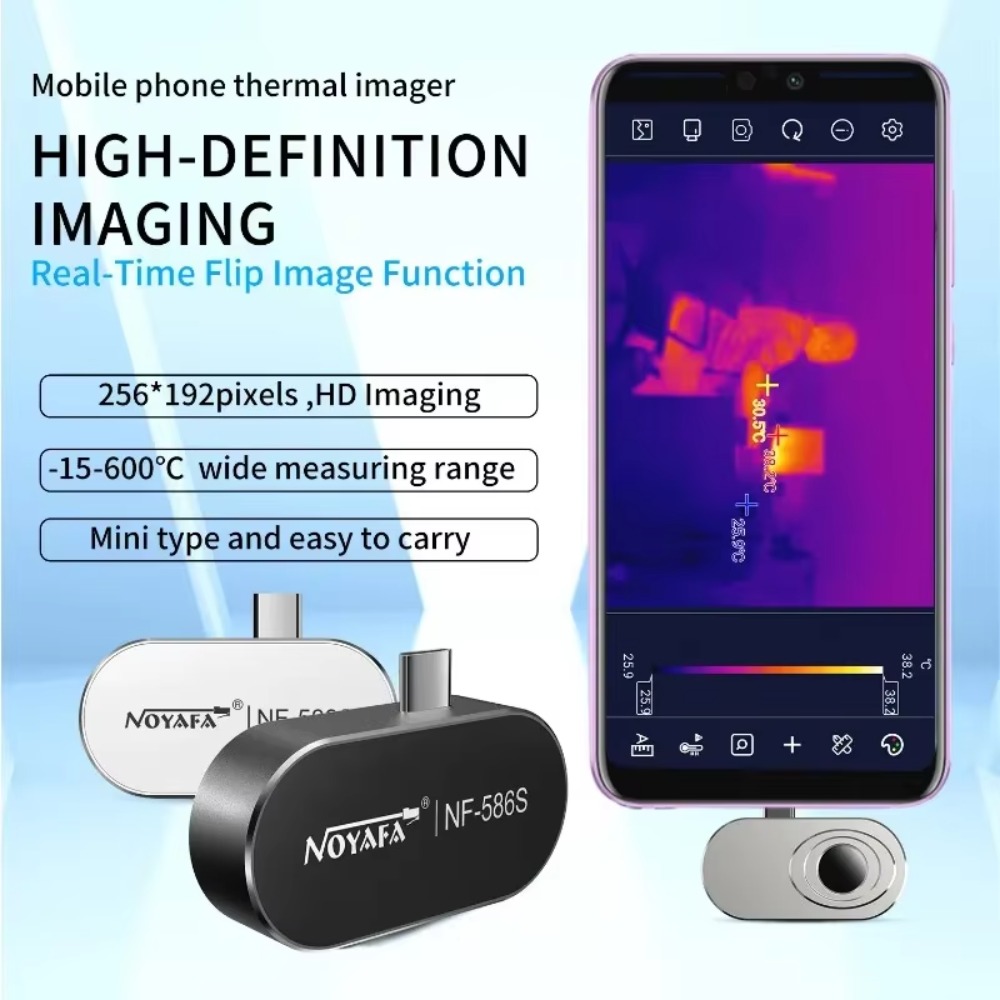 Thermal Imaging Camera 256X192 - Mini termocamera NF-583S/586S 256x192 Type-C per